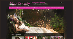 Desktop Screenshot of nazbeauty.com
